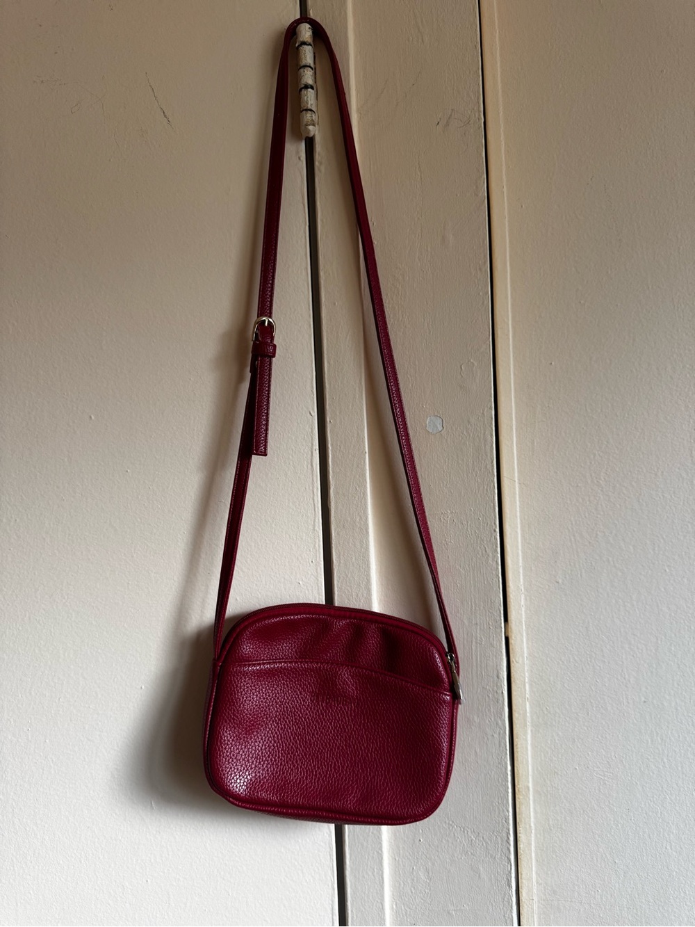 Women's Burgundy Crossbody Bag - Unbranded